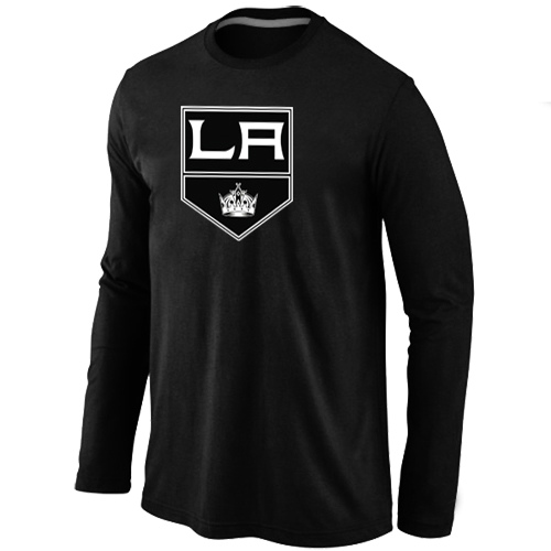Los Angeles Kings Big & Tall Logo Black Long Sleeve T Shirt