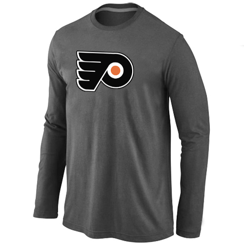 Philadelphia Flyers Big & Tall Logo D.Grey Long Sleeve T Shirt