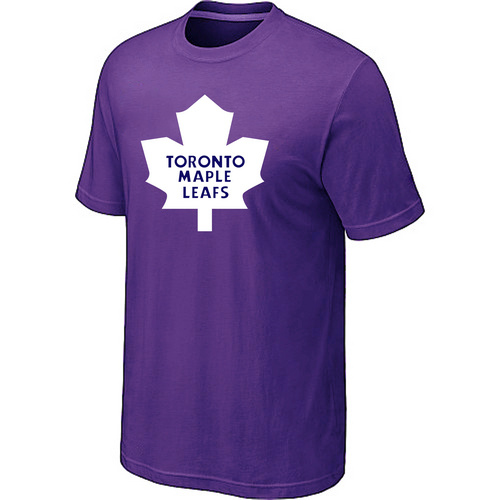 Toronto Maple Leafs Big & Tall Logo Purple T Shirt