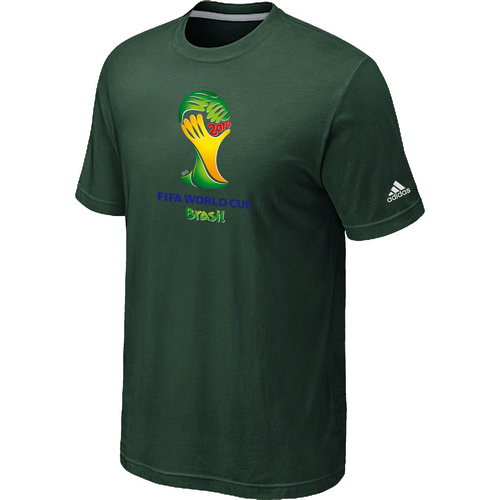 Adidas 2014 FIFA World Cup Big & Tall Men T-Shirt D.Green