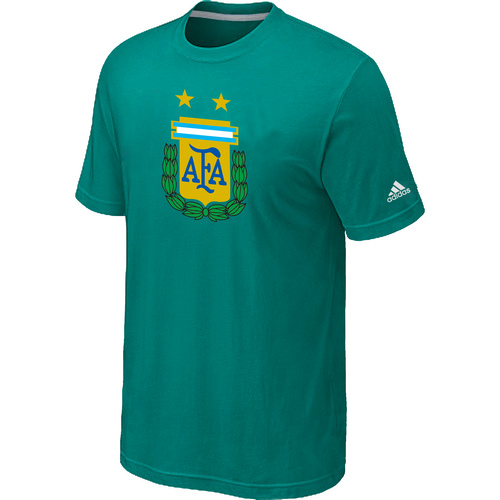 Adidas National Team Argentina Big & Tall Men T-Shirt Green