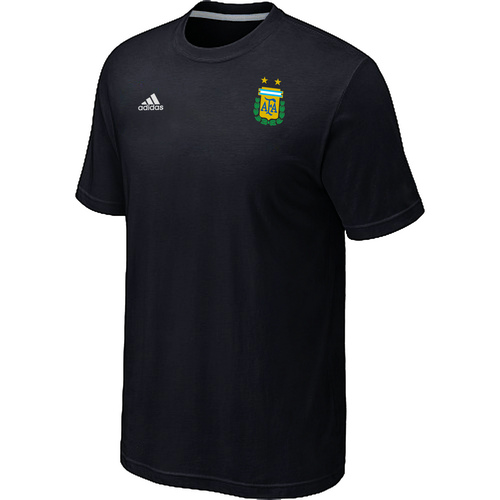 Adidas National Team Argentina Men T-Shirt Black
