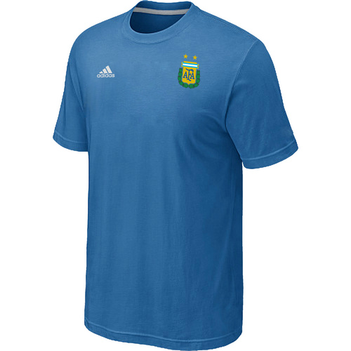 Adidas National Team Argentina Men T-Shirt L.Blue