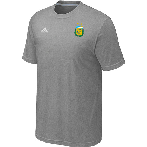 Adidas National Team Argentina Men T-Shirt L.Grey