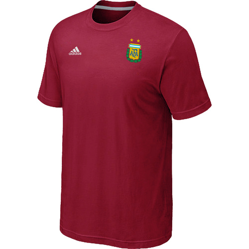 Adidas National Team Argentina Men T-Shirt Red