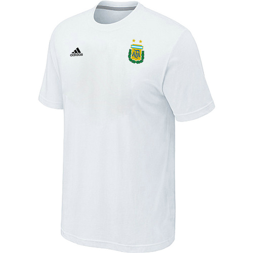 Adidas National Team Argentina Men T-Shirt White