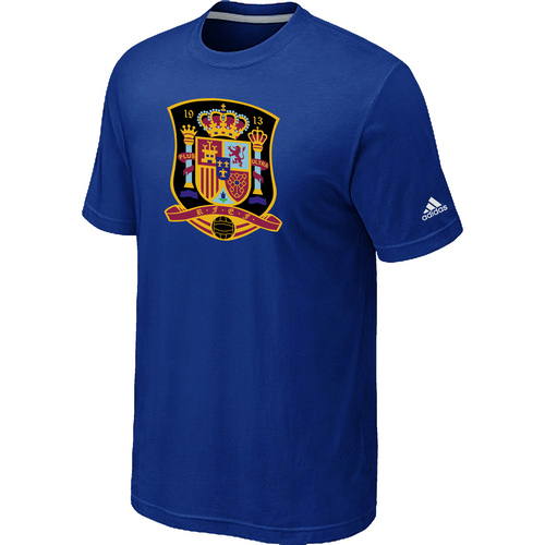 Adidas National Team Spain Big & Tall Men T-Shirt Blue