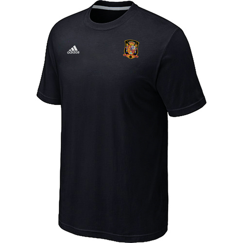 Adidas National Team Spain Men T-Shirt Black