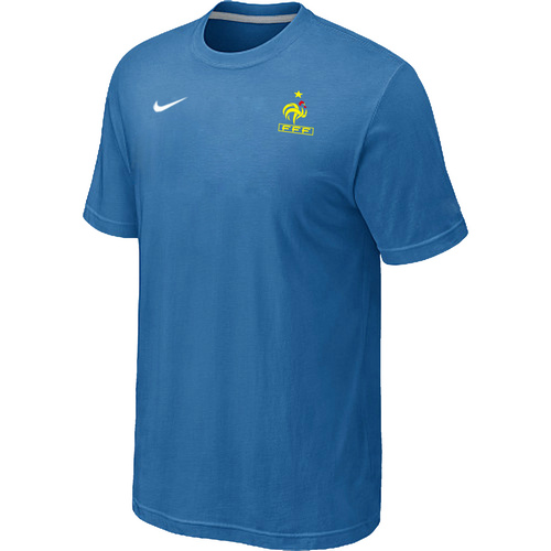 Nike National Team France Men T-Shirt L.Blue
