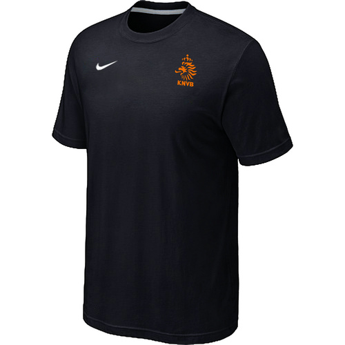 Nike National Team Netherlands Men T-Shirt Black