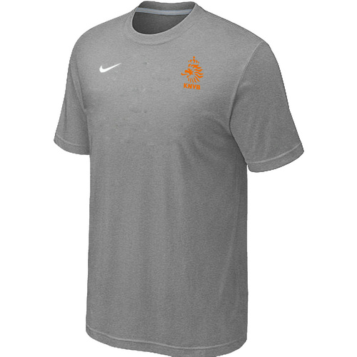 Nike National Team Netherlands Men T-Shirt L.Grey