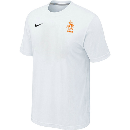 Nike National Team Netherlands Men T-Shirt White