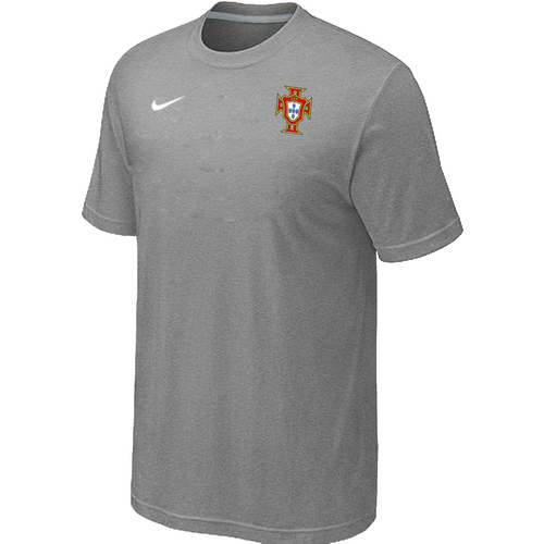 Nike National Team Portugal Men T-Shirt L.Grey
