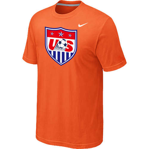 Nike National Team USA Big & Tall Men T-Shirt Orange