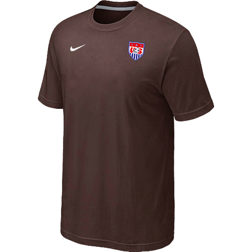Nike National Team USA Men T-Shirt Brown