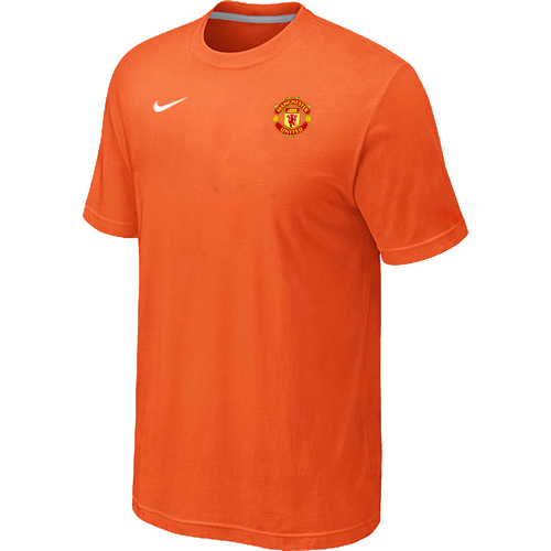 Nike Club Team Manchester United Men T-Shirt Orange