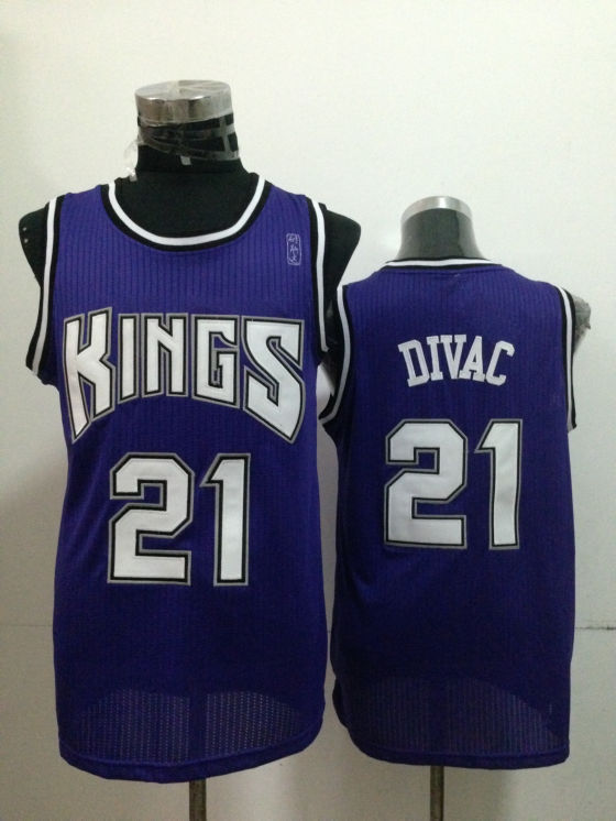 Kings 21 Divac Purple New Revolution 30 Jerseys